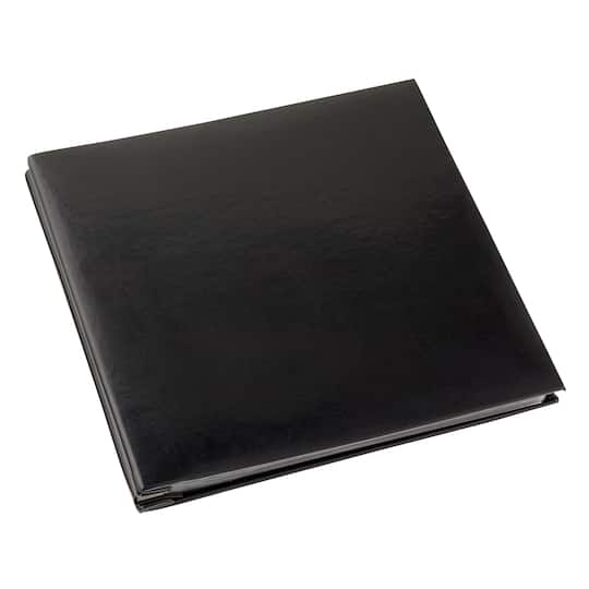 Black Mega Faux Leather Scrapbook by Recollections®